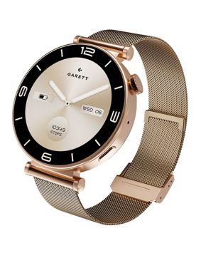 Garett Rose Gold Mesh smartklocka