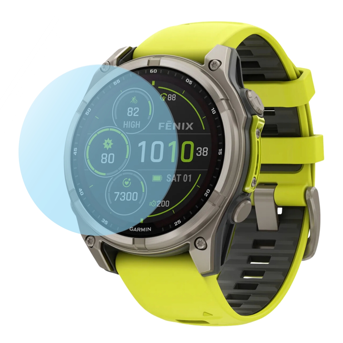 Skärmskydd i härdat glas för Garmin Fenix 8 47mm