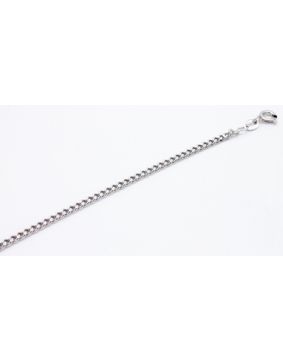 Pansarlänk i sterling silver 2.6 mm 50 cm R-PANS080-50