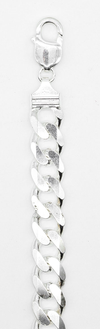 Pansararmband i sterling silver 11.2 mm 21.5 cm PANS300-21.5