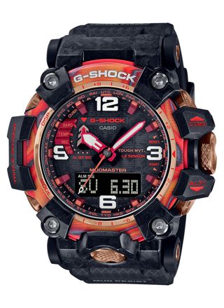 Casio G-Shock Master of G Mudmaster 40th Anniversary Flame Red Limited Edition GWG-2040FR-1AER