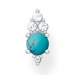 Thomas Sabo örhänge turquoise stone H2181-405-17