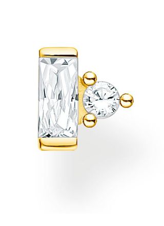 Thomas Sabo örhänge stud white stone gold H2186-414-14