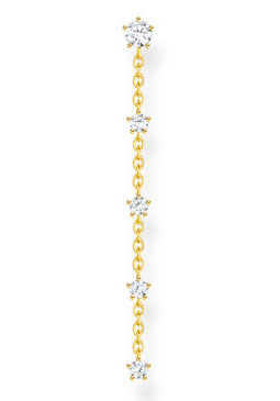 Thomas Sabo örhänge vintage white stones gold H2194-414-14