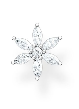 Thomas Sabo örhänge flower white stones H2196-051-14