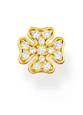 Thomas Sabo Charming Symbols gold cloverleaf örhänge H2215-414-14