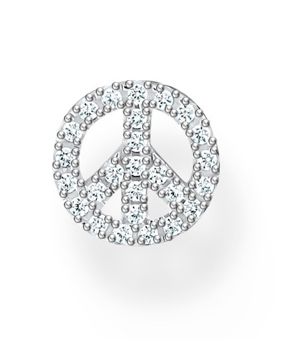 Thomas Sabo Charming Symbols silver Peace örhänge H2218-051-14