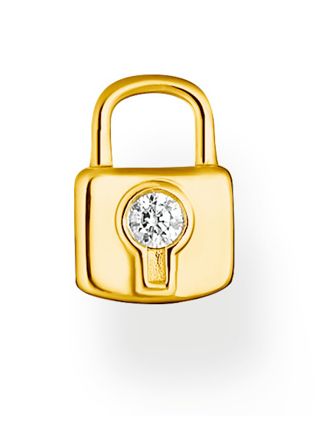 Thomas Sabo Love lock gold single örhänge H2219-414-14