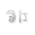 Thomas Sabo wave with white stones örhängen H2225-051-14