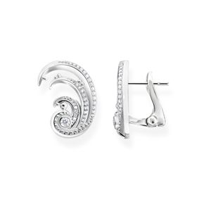 Thomas Sabo wave with white stones örhängen H2225-051-14 main product photo