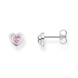Thomas Sabo Cosmic Amulet pink zirconia heart silver hjärtörhängen H2271-643-9 main product photo