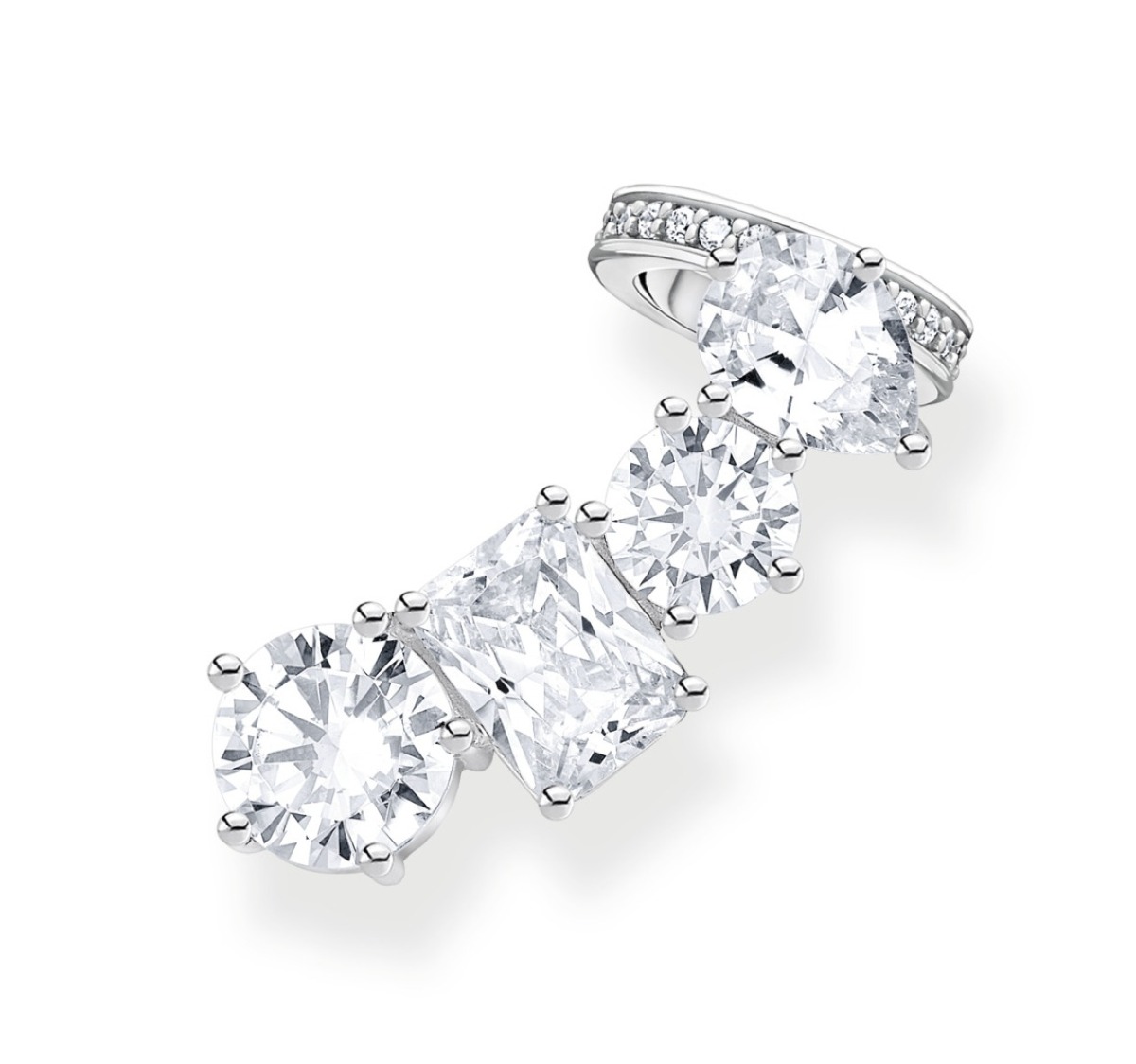 Thomas Sabo Heritage Glam white zirconia ear-cuff climber korvakoru H2279-051-14