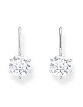 Thomas Sabo large zirconia stone silverörhängen H2287-051-14