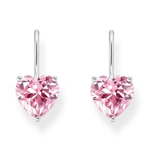 Thomas Sabo pink large zirconia heart hjärtörhängen H2288-051-9 main product photo