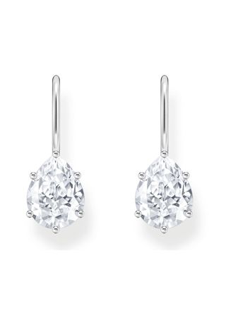 Thomas Sabo large white zirconia silverörhängen H2290-051-14