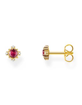 Thomas Sabo True Romance gold-plated vintage red sapphire örhängen H2311-995-10