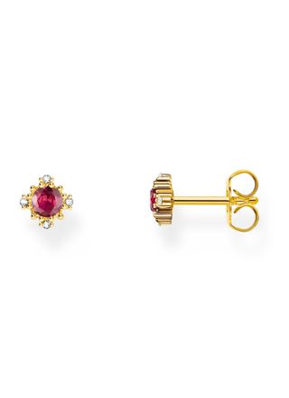 Thomas Sabo True Romance gold-plated vintage red sapphire örhängen H2311-995-10