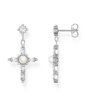 Thomas Sabo True Romance white stones korsörhängen H2312-167-14