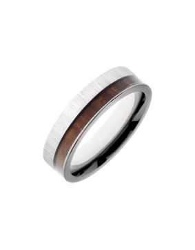 HAVU titanring med trä Ranta silver