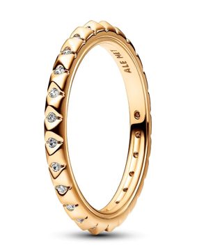 Pandora ME Pyramids 14k Gold-plated ring 162800C01