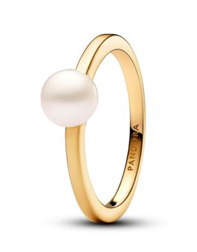 Pandora Timeless 14k gold-plated pärlring 163157C01
