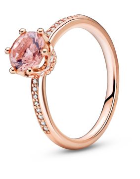 Pandora Pink Sparkling Crown ring 188289C01