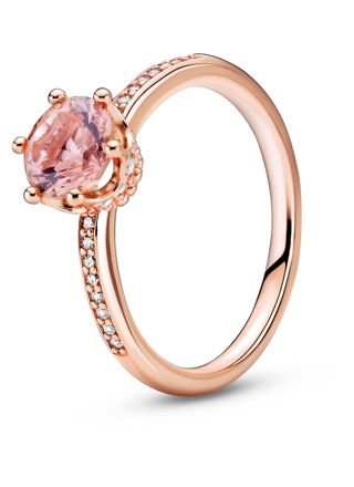 Pandora Pink Sparkling Crown ring 188289C01