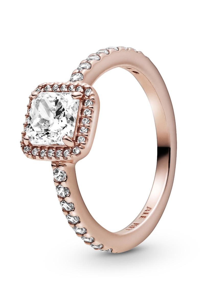 Pandora Square Sparkle Halo ring 188862C01