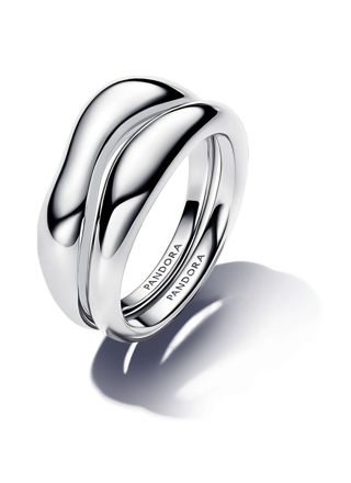 Pandora Essence Organically Shaped Sterling silver silverring 193264C00