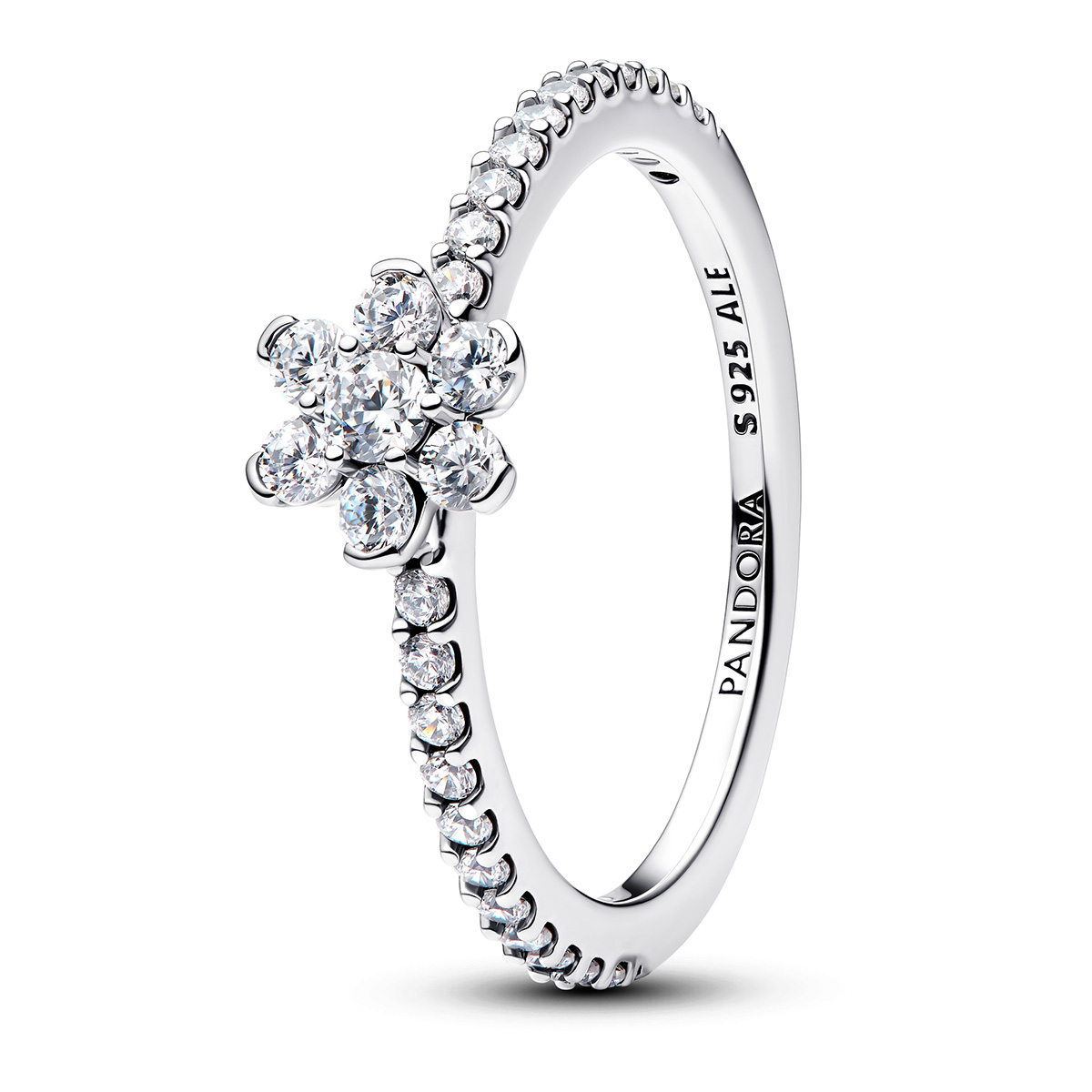 Pandora Timeless ring med sidostenar i silver 194499C01