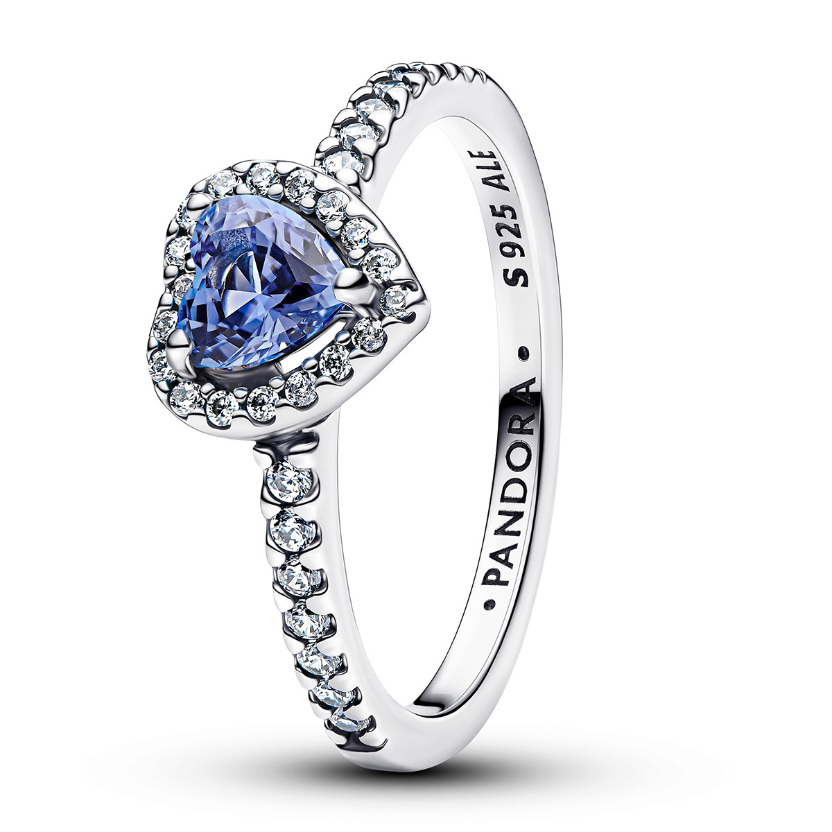 Pandora Timeless gnistrande hjärta silverring 198421C05-60