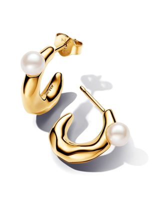 Pandora Essence 14k Gold-plated pärlörhängen 263261C01