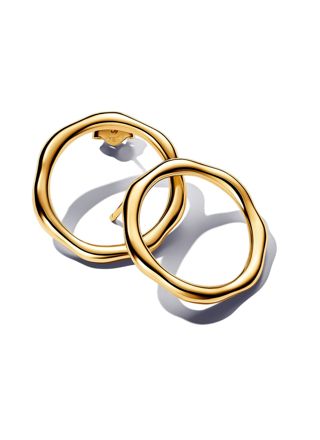 Pandora Essence 14k Gold-plated hoops 263265C00