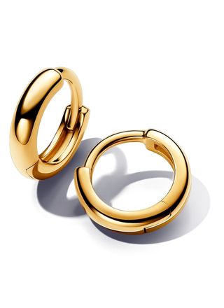 Pandora Essence 14k Gold-plated hoops 263286C00