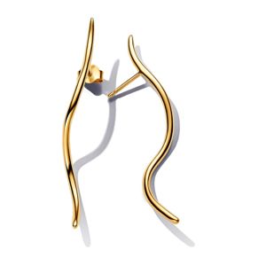 Pandora Essence 14k Gold-plated Organically shaped wire örhängen 263287C00 main product photo