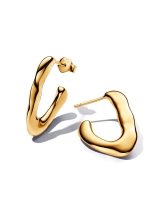 Pandora Essence 14k Gold-plated v-shaped creoler 263290C00