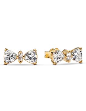 Pandora Timeless Bow 14k gold plated örhänge 263507C01