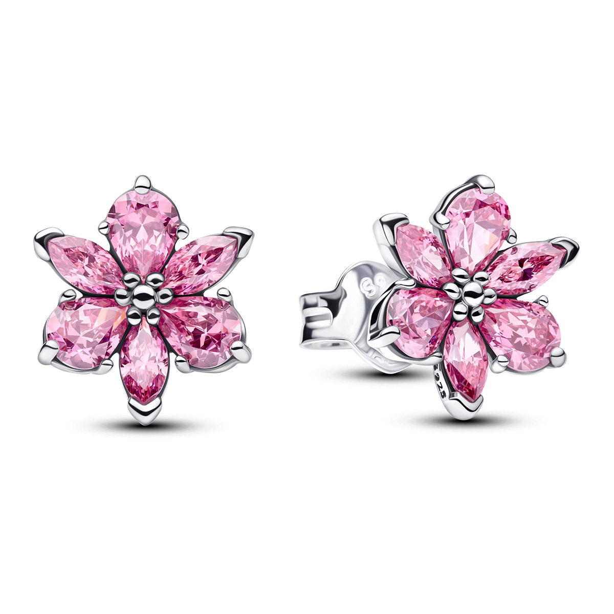 Pandora Timeless rosa örhängen i silver 292633C02