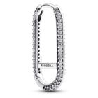 Pandora ME örhängen Extended Pave Link Sterling Silver 292796C01