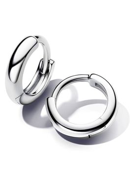 Pandora Essence Sterling silver huggie hoops 293286C00