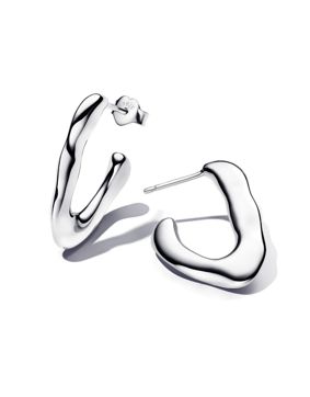 Pandora Essence Sterling silver Organically V-shaped creoler 293290C00