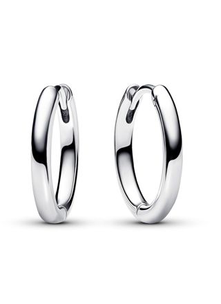 Pandora Moments Sterling silver Charm 18 mm hoops 293355C00