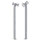 Pandora Timeless Pavé Bow Drop örhänge 293544C01