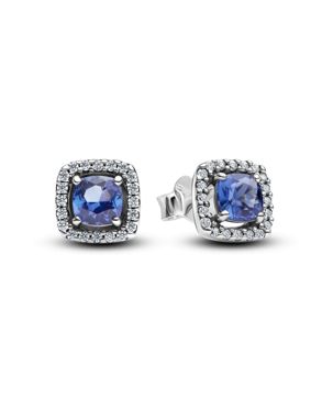 Pandora Timeless Halo örhänge blue 293551C01