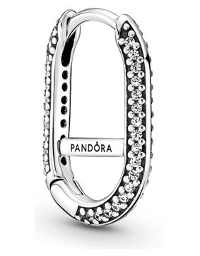 Pandora Me örhänge Pavé Link Sterling Silver 299682C01