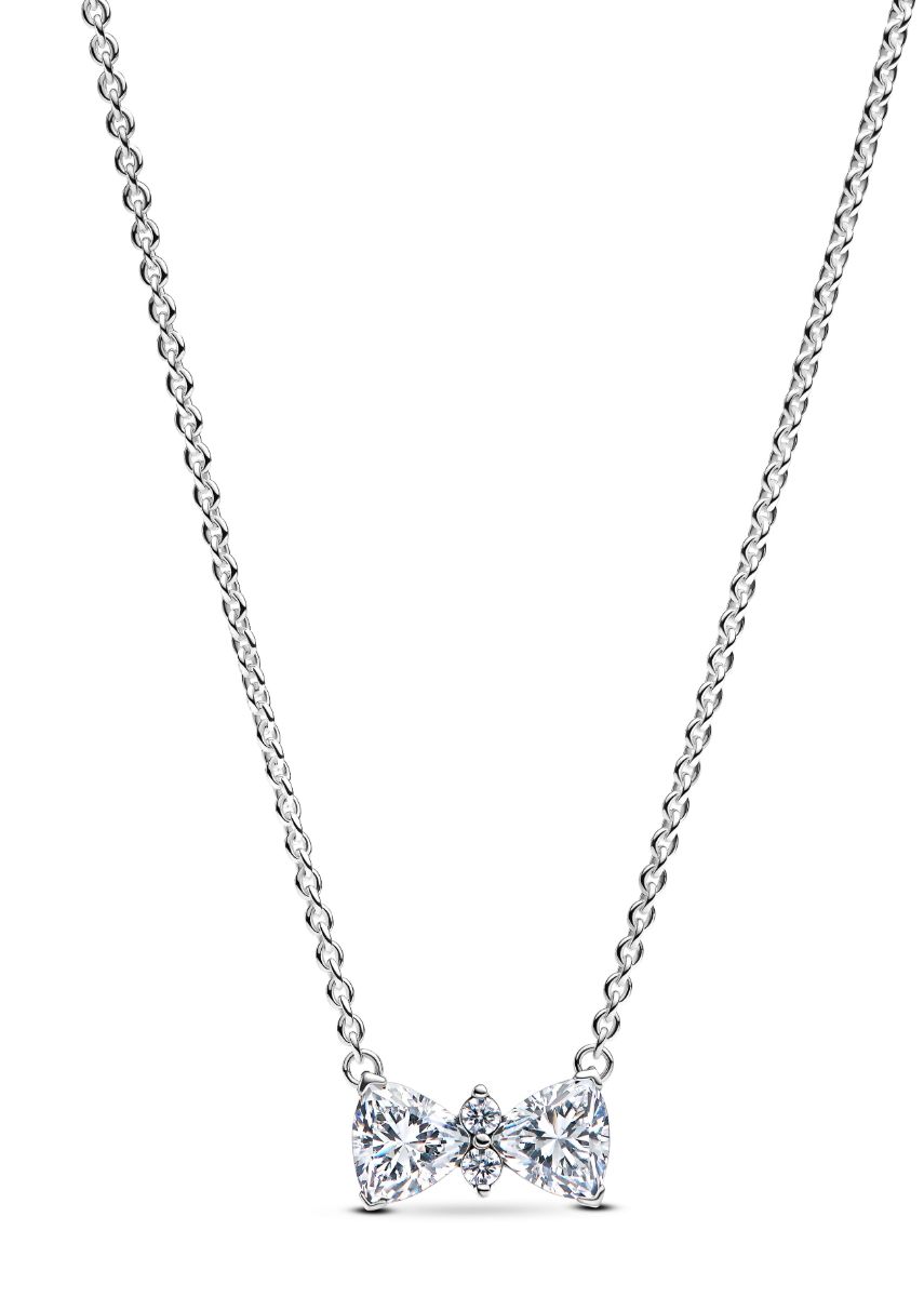 Pandora Timeless Bow silver halsband 393509C01-45