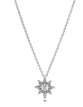 Pandora Moments Pole Star silver halsband 393600C01-45