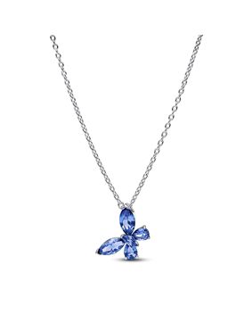 Pandora Timeless blå fjäril halsband 45 cm 394232C01-45