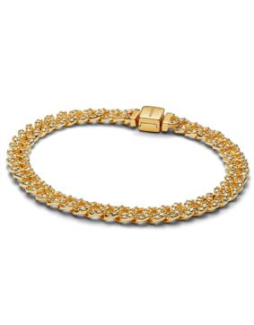 Pandora Timeless Cuban Chain 14k gold plated armband 563008C01