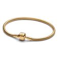 Pandora Moments Snake chain 14k gold-plated armband 563390C00